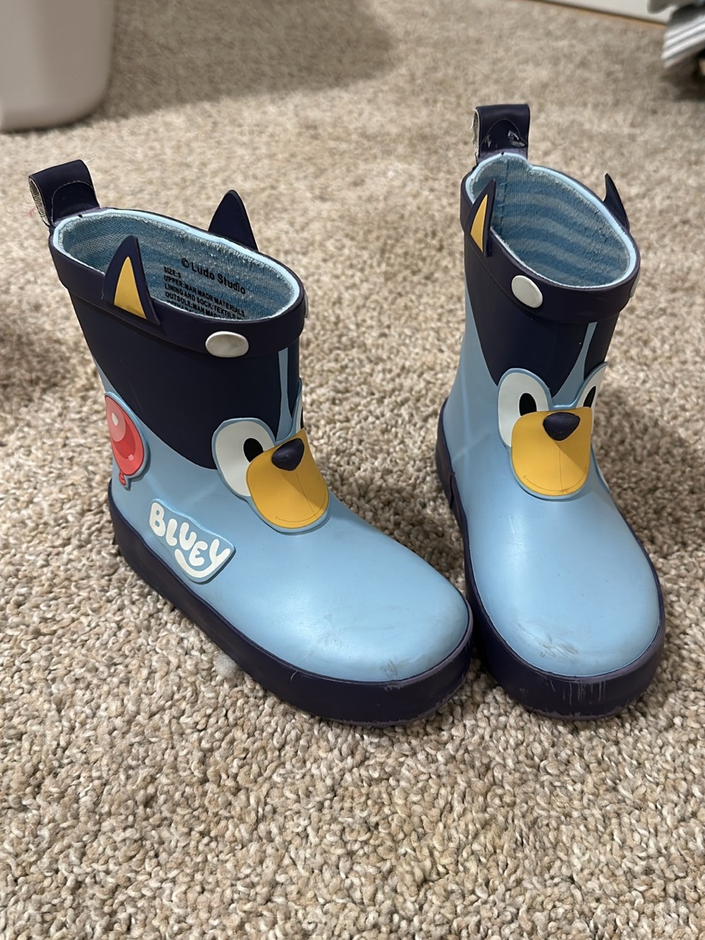 Target Bluey Toddler Rain Boots size 5c